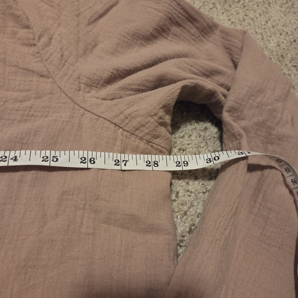 Pact Coastal Double Gauze Blazer Stucco Women's Jacket Size XXL Organic Cotton - Picture 8 of 11